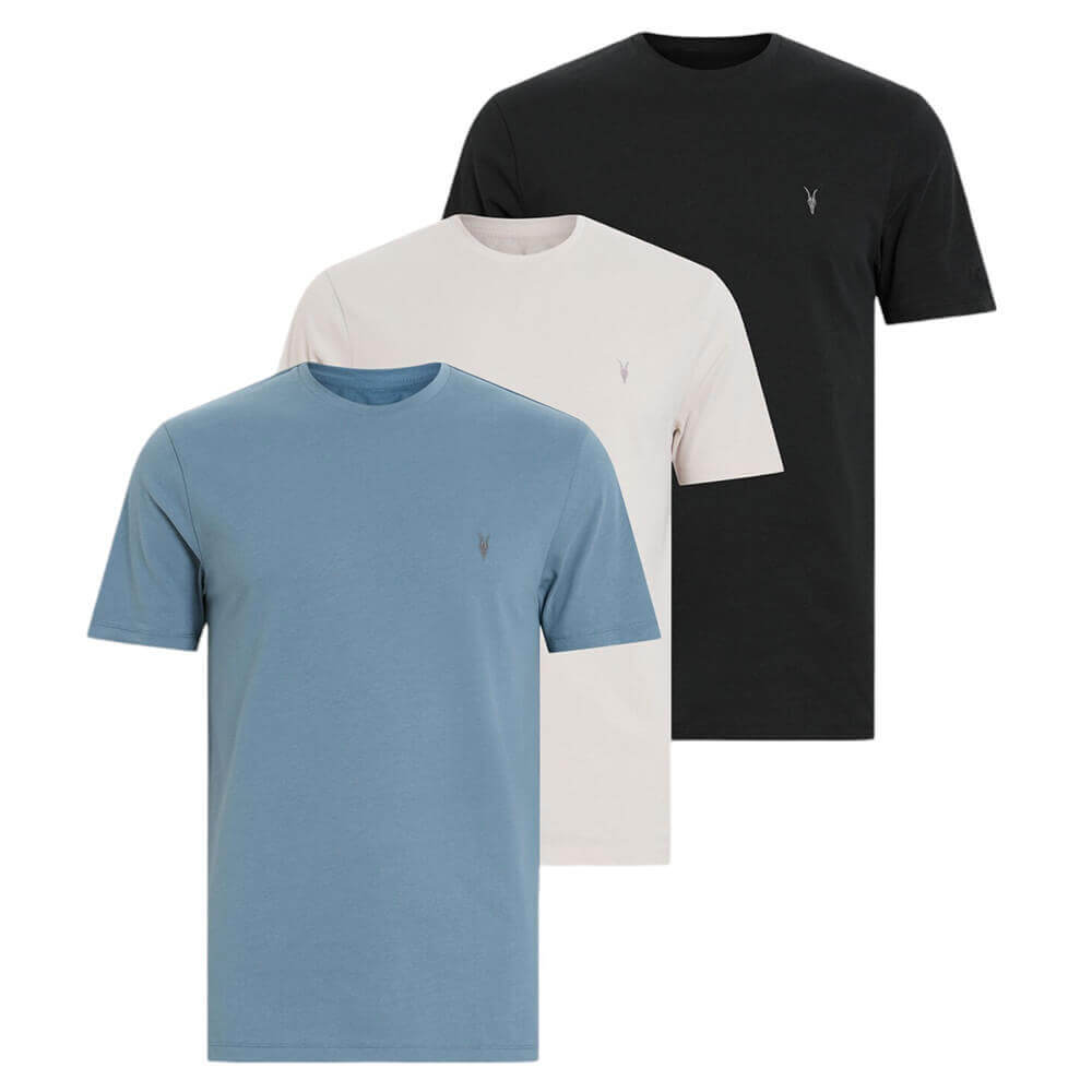 AllSaints Brace Brushed Cotton Crew Neck T-Shirt